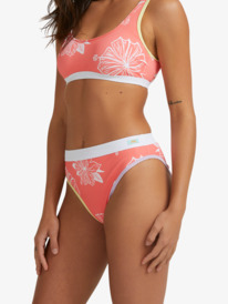 10 Rocky Rights - High Waist Bikiniunterteil für Frauen Rosa URJX403039 Roxy