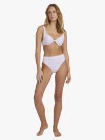 7 Heart The Check Moderate Coverage Bikini Bottoms Purple URJX403055 Roxy