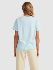 2 Surfing In Sunshine Screen Tee Blue URJZT03623 Roxy