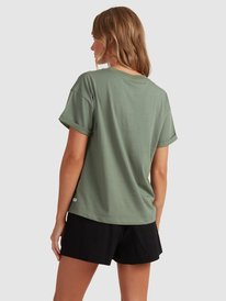 2 Womens Surfing In Sunshine T-Shirt Green URJZT03623 Roxy