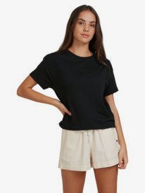 1 Womens Surfing In Sunshine T-Shirt Black URJZT03623 Roxy