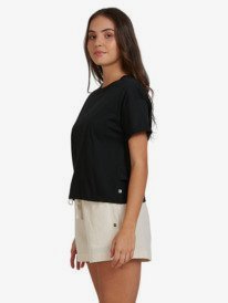 3 Womens Surfing In Sunshine T-Shirt Black URJZT03623 Roxy