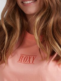 4 Womens Surfing In Sunshine T-Shirt Pink URJZT03623 Roxy
