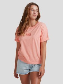 1 Womens Surfing In Sunshine T-Shirt Pink URJZT03623 Roxy