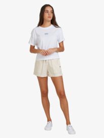 2 Surfing In Sunshine - T-shirt para Mulher Branco URJZT03623 Roxy