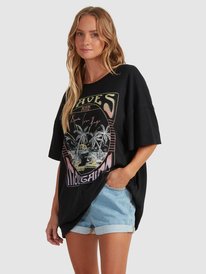 Womens Sweet Jane Oversized T-Shirt | Roxy