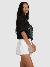 6 Sweet Janis - T-shirt boyfriend pour Femme Noir URJZT03683 Roxy