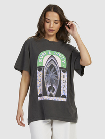8 Sweet Sunshine - T-shirt oversize pour Femme Noir URJZT03708 Roxy