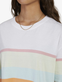 8 Womens Starry Night Sky Oversized T-Shirt White URJZT03718 Roxy