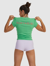 roxy, Womens Mimi Crop T-Shirt, GREEN DREAM (gns0) MIMI CROP TEE URJZT03722