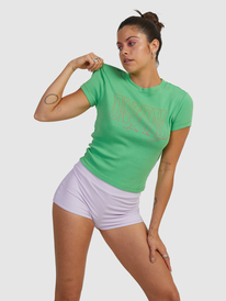 2 Mimi Crop T-Shirt Green URJZT03722 Roxy