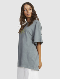 3 Womens Sweet Janis Boyfriend T-Shirt Green URJZT03755 Roxy