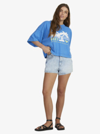 1 BY THE BAY TEE Blue URJZT03771 Roxy