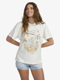 0 Womens Westcoast Destination Oversized T-Shirt White URJZT03808 Roxy