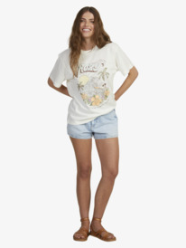 1 Womens Westcoast Destination Oversized T-Shirt White URJZT03808 Roxy