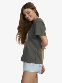 3 Womens Moonlight Sunset A T-Shirt Black URJZT03815 Roxy