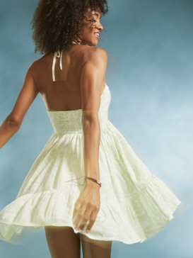 Robe Tunique Bohème ROXY Imprimée Tribal - Taille S - Manches Ballon, Col V - Coton - Occasion Très Bon état