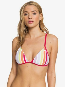 Printed Beach Classics - Fixed Triangle Bikini Top for Women  ARJX303418