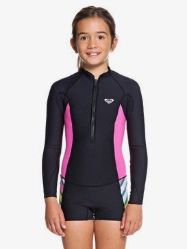 1.5mm POP Surf - Long Sleeve Front Zip Shorty for Girls 8-16  ERGW403006