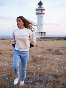 Shape Of The Wave - Mid Waist Straight Fit Jeans for Women  ERJDP03230