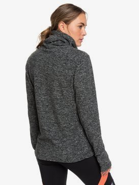 Snow Flakes Vibes - Funnel Neck Fleece for Women  ERJFT04058