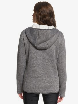 Slopes Fever B - Zip-Up Sherpa-Lined Hooded Fleece for Women  ERJFT04092