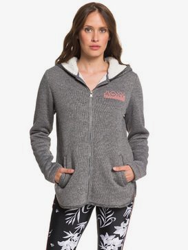Slopes Fever B - Zip-Up Sherpa-Lined Hooded Fleece for Women  ERJFT04092