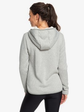 Slopes Fever - Sherpa-Lined Zip-Up Hoodie for Women  ERJFT04093