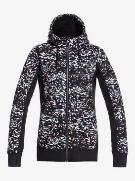 Frost Printed - Technical Zip-Up Hoodie for Women  ERJFT04212