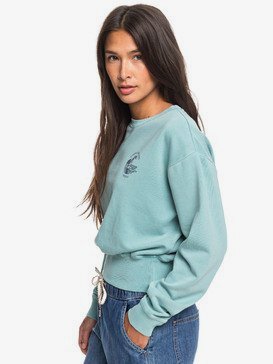 Radio Silence A - Cropped Sweatshirt  ERJFT04242
