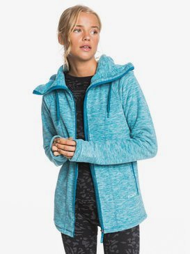 Electric Feeling - Zip-Up Polar Fleece Hoodie for Women  ERJFT04259
