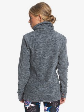 Snow Flakes Vibes - High Collar Polar Fleece for Women  ERJFT04260