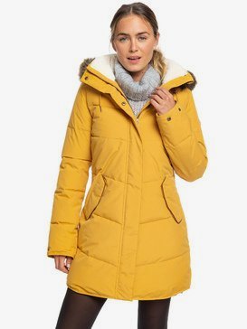 Ellie - Longline Hooded Waterproof Puffer Jacket for Women  ERJJK03289