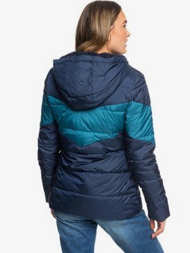 Feeling Breezy - Water-Resistant Hooded Puffer Jacket for Women  ERJJK03316