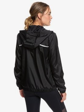 On Hold - Water-Resistant Hooded Windbreaker for Women  ERJJK03326