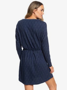 Get Home - Long Sleeve V-Neck Dress for Women  ERJKD03267