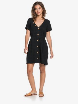 Wave And Tides - Buttoned Short Sleeve Dress  ERJKD03311