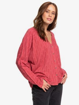 Free Fallin - Long Sleeve Buttoned Top for Women  ERJKT03559