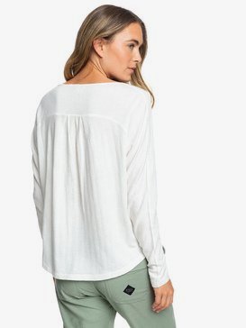 Free Fallin - Long Sleeve Buttoned Top for Women  ERJKT03559