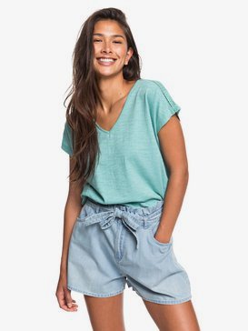 Starry Dream - Short Sleeve V-Neck Top  ERJKT03651