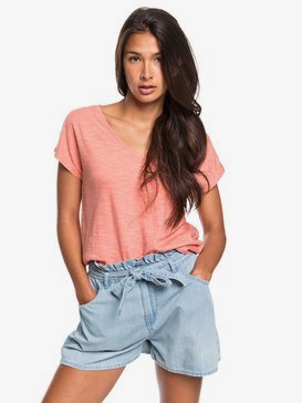 Starry Dream - Short Sleeve V-Neck Top  ERJKT03651