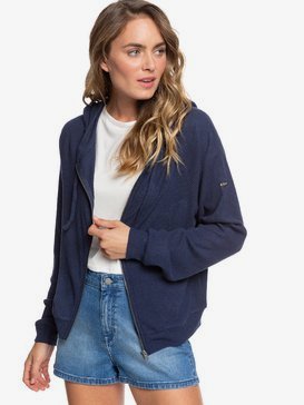 Like A Dream - Cosy Rib Knit Zip-Up Hoodie  ERJKT03664