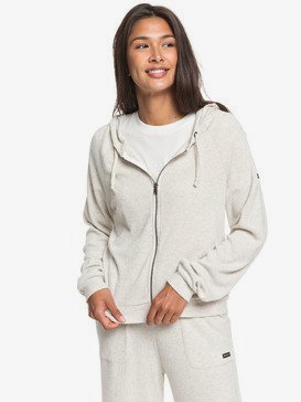 Like A Dream - Cosy Rib Knit Zip-Up Hoodie  ERJKT03664