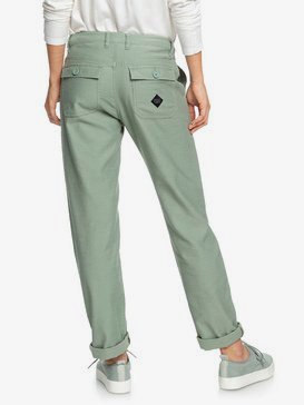 Remember The Travel - Boyfriend Fit Drop Crotch Trousers for Women  ERJNP03249