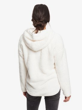 Sky Of Stars - Faux Fur Hoodie for Women  ERJPF03043