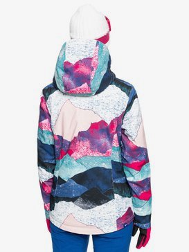 Roxy Damen Jetty Snow Jacke - Winterjacke Für Frauen, Wasserdicht, Gefüttert, Mit Abnehmbarer Kapuze