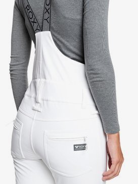 womens white bib snow pants