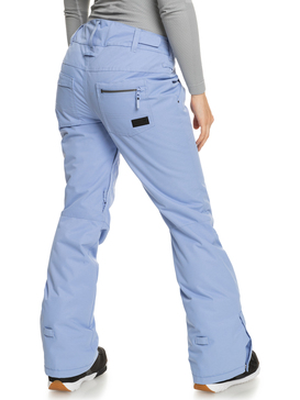 Roxy Lola Insulated Snowboard Pants For Girls - Blue, Size 3