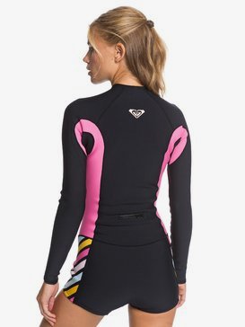 1.5mm POP Surf - Long Sleeve Front Zip Shorty for Women  ERJW403019