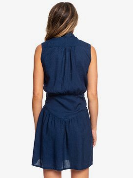 Shiny Night - Sleeveless Button Through Dress for Women  ERJWD03321